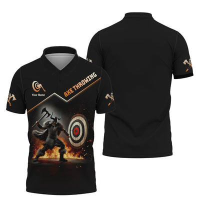 Custom Axe Throwing Combatant T-Shirt, Gift for Axe Throwing Players
