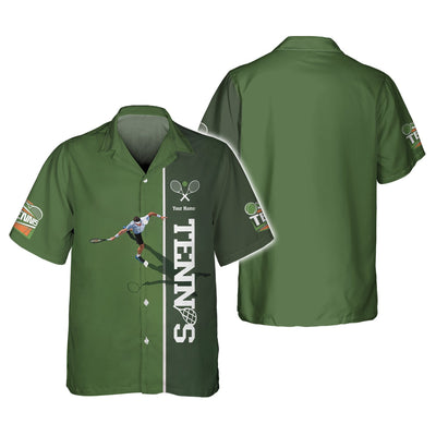 Custom Name Tennis Polo Shirt, T-Shirt 3D Design Personalized, Classic Shirts For Tennis, Lightweight Sportswear, Gift for Tennis Players