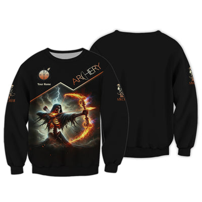 Custom Archery T-Shirt, Archer Polo Shirts, Unisex Shirt, Gift for Archers, Gift For Sport Fan