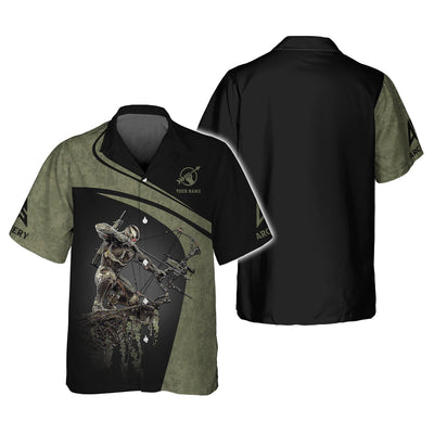 Crysis Archery Custom Name T-Shirt 3D, Archery Polo Shirts, Lightweight Sportswear, Gift for Archers