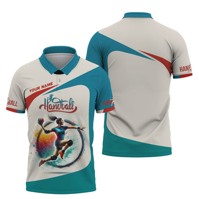Custom Name Handball Women Player T-Shirt 3D Design, Handball Shirt, Lightweight Sportswear, Gift For Sports Fan