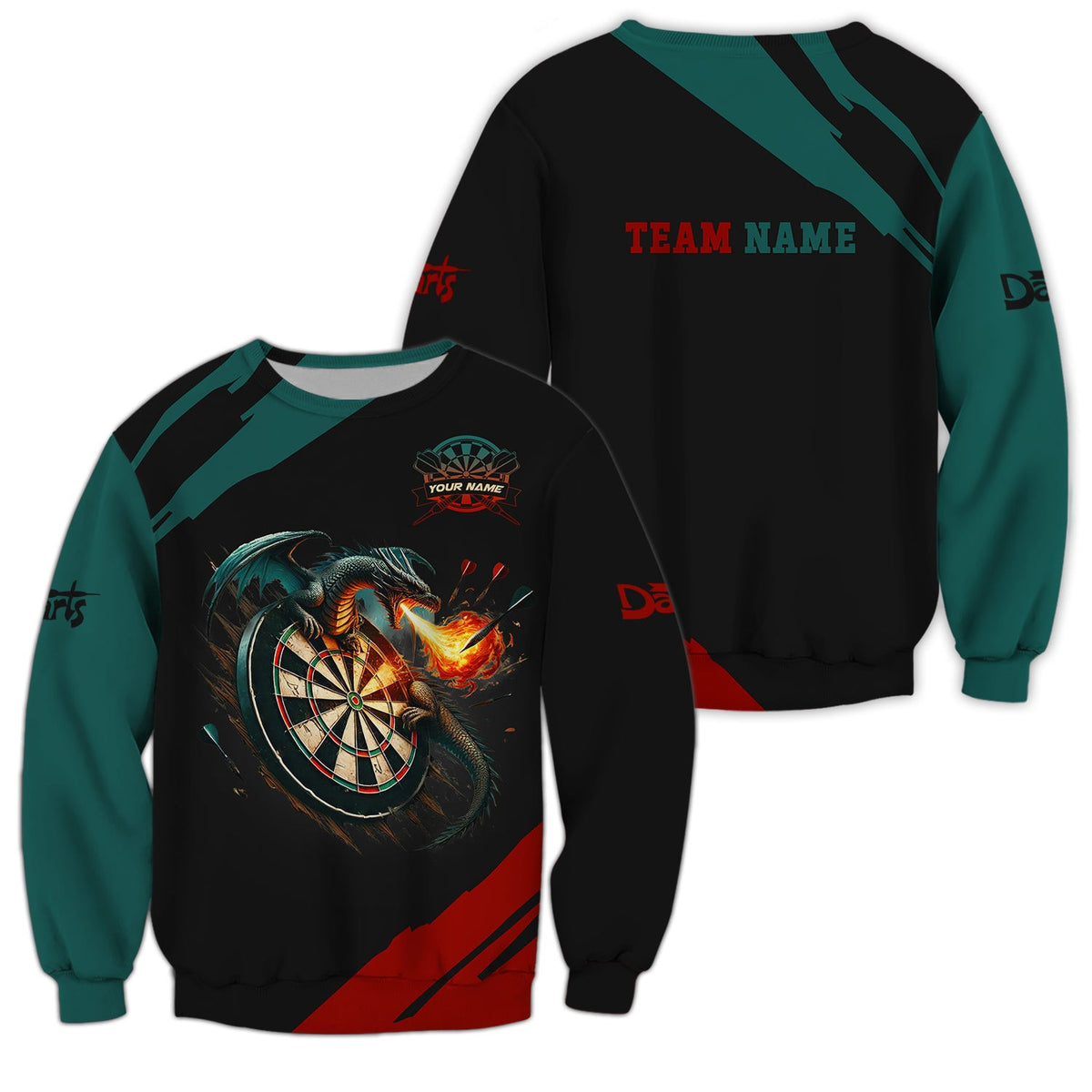 Darts Target Custom T-Shirts, Polo Shirt For Darts Player, Darts Shirts, Gift For Darts Lovers