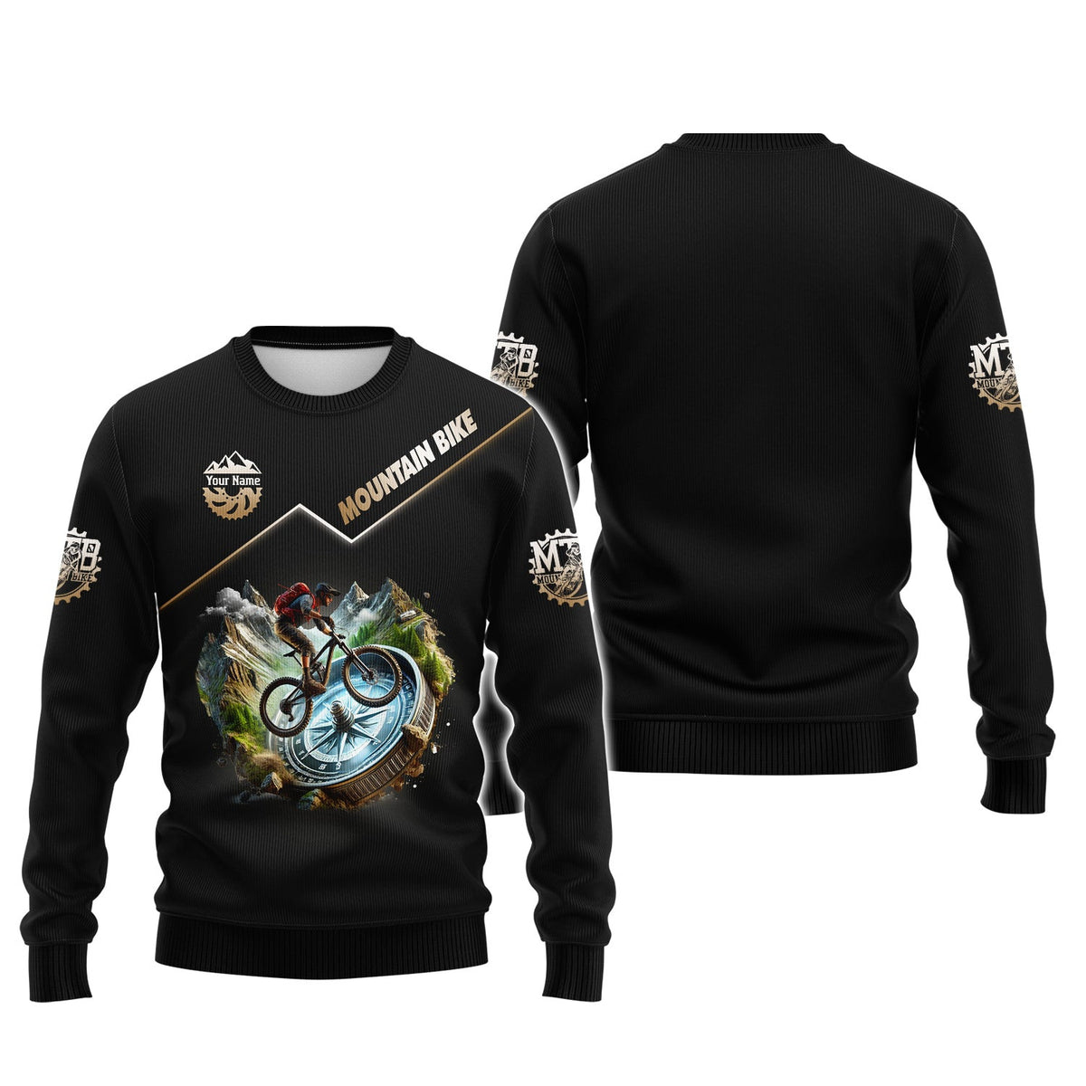 Custom Mountain Bike T-shirt, MTB Polo Shirt, Custom mtb Jersey, Gift for Cyclists