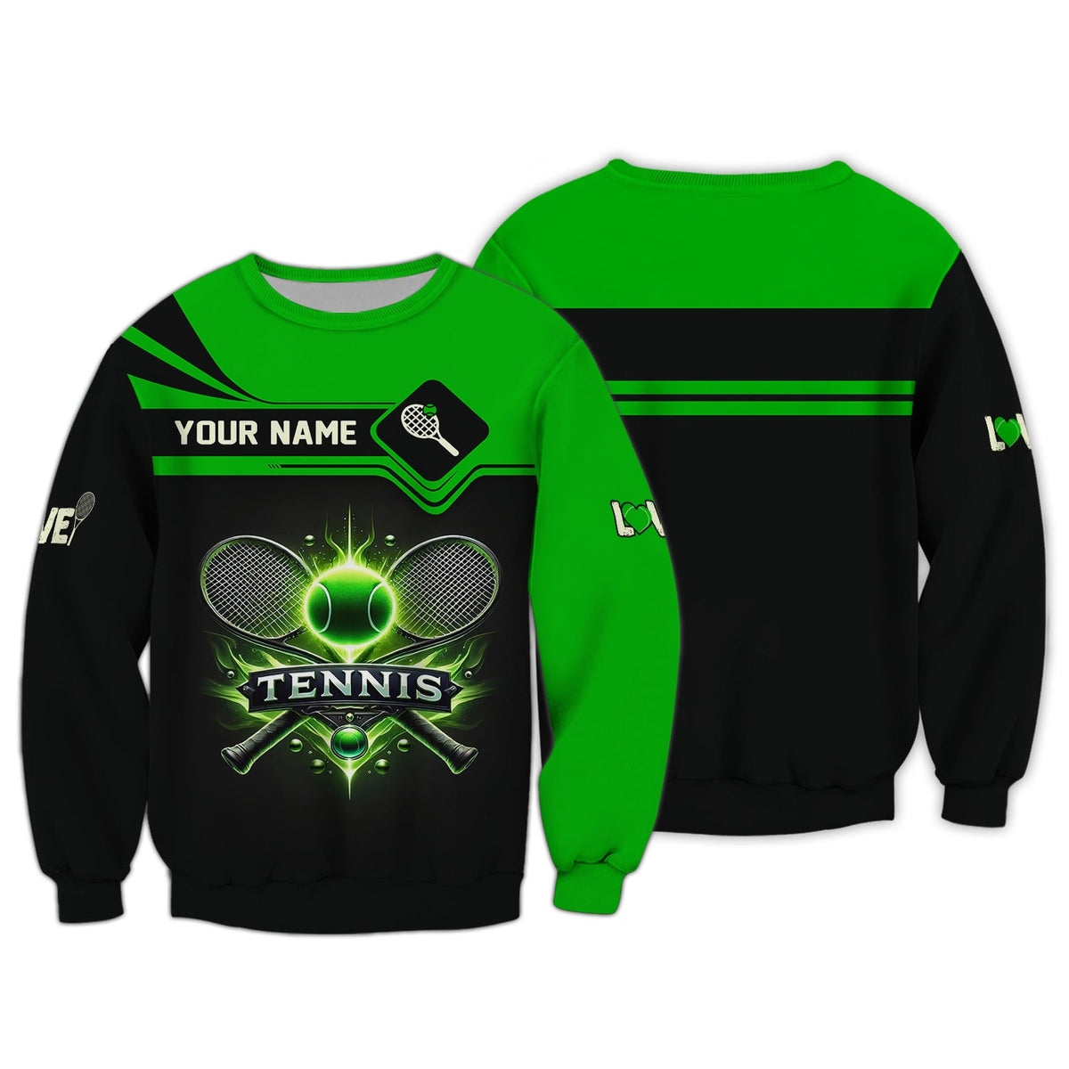 Custom Tennis Shirts, Sweatshirt Tennis, Tennis Jersey, Love Tennis, Gift for Tennis Players