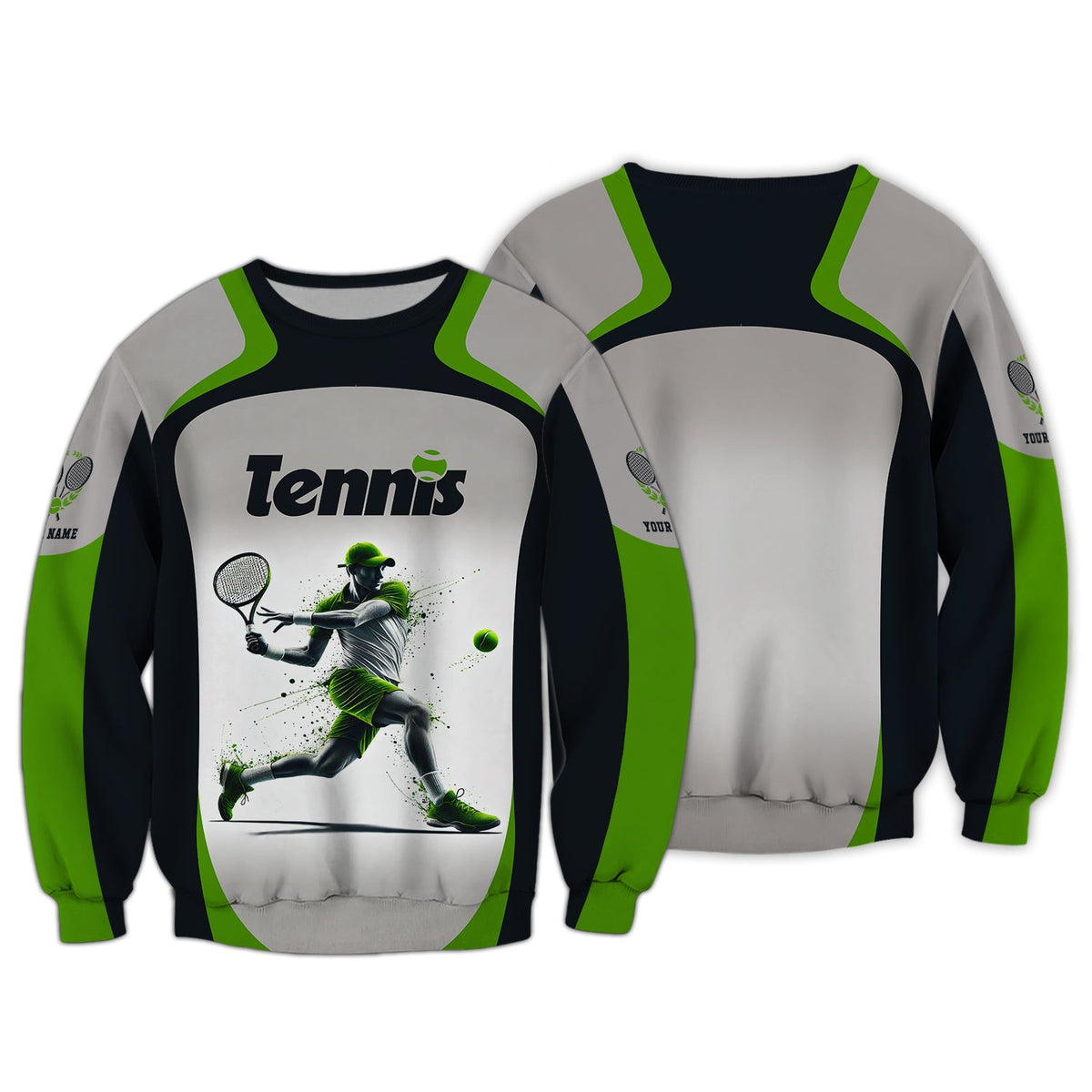 Custom Tennis Shirts, Unisex Shirt, Sweatshirt Tennis, Tennis Jersey, Gift for Tennis Players