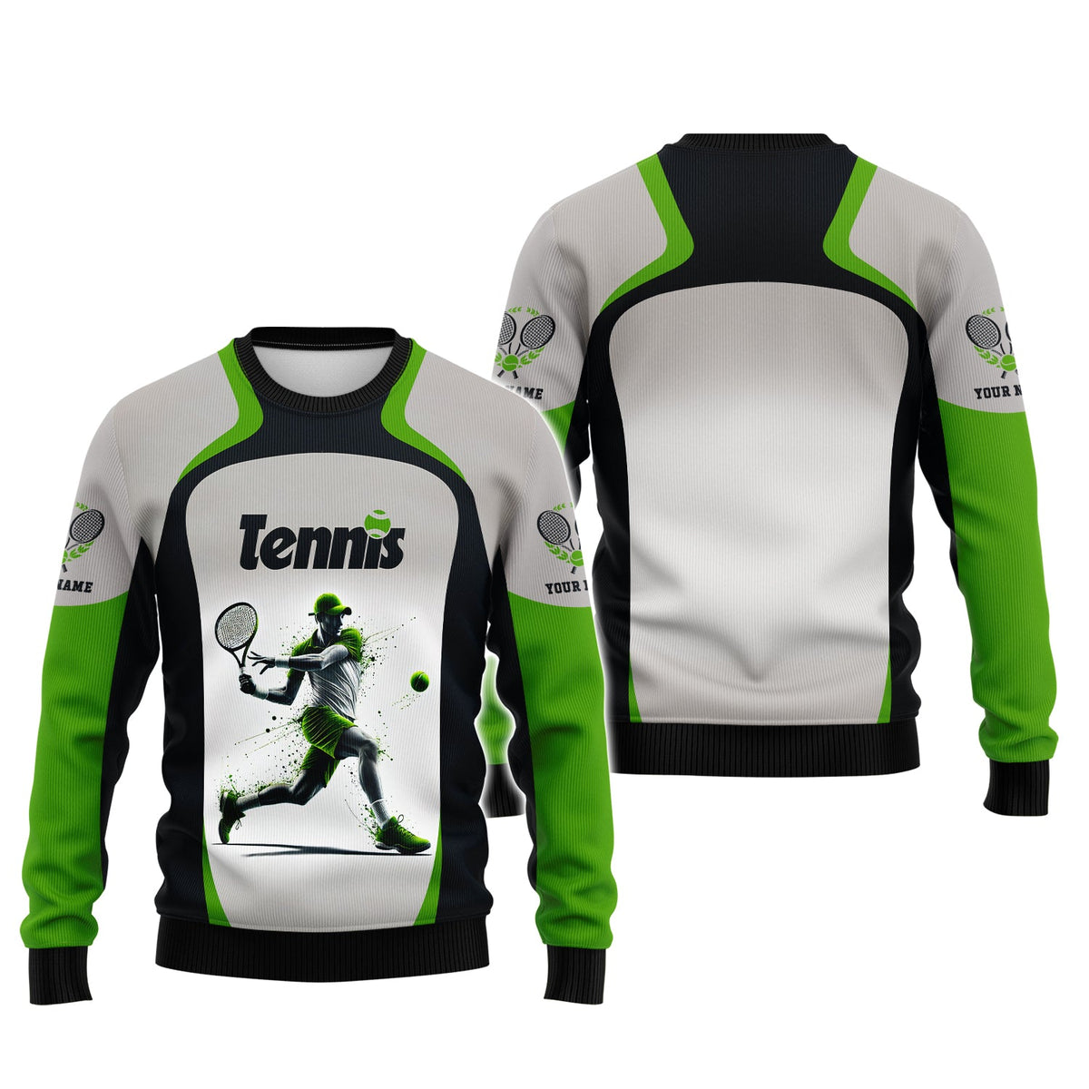 Custom Tennis Shirts, Unisex Shirt, Sweatshirt Tennis, Tennis Jersey, Gift for Tennis Players