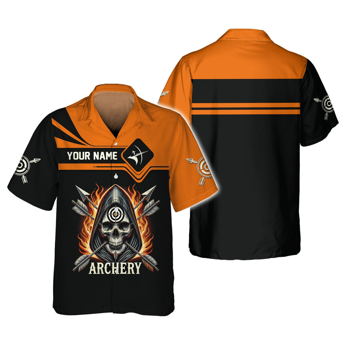 Custom Archer T Shirt, Archery Polo Shirt, Gift for Archers, Gift For Sport Fan