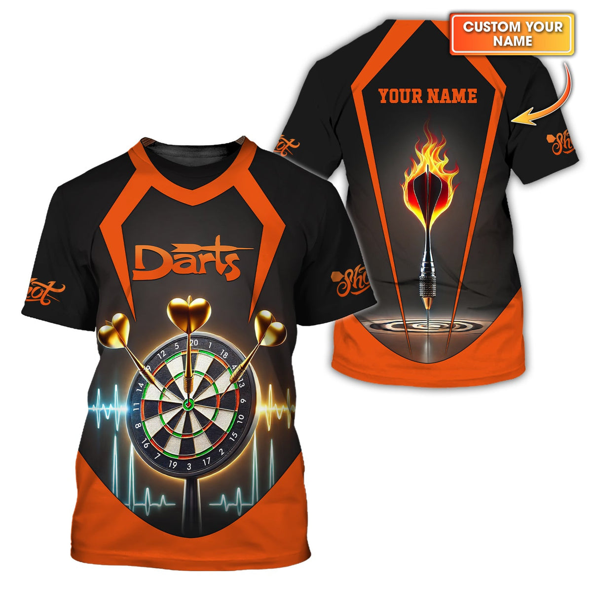 Custom Darts T-Shirts, Polo Shirt, Dart Team Shirts, Gift For Darts Lovers