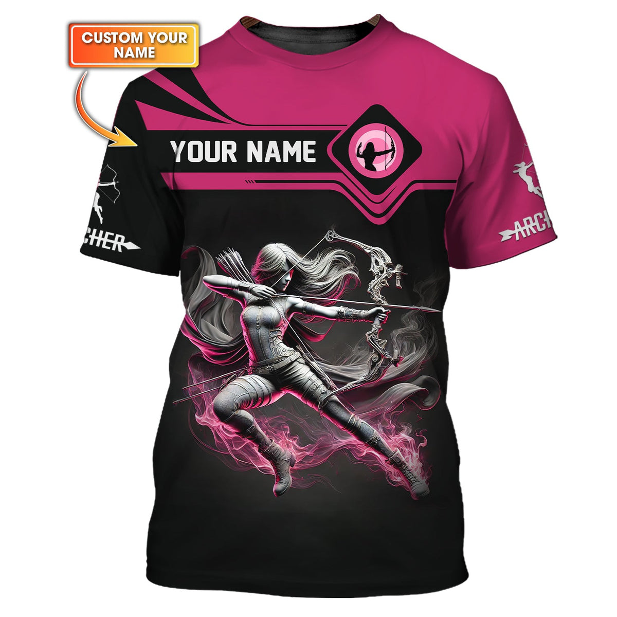 Custom Archer T-Shirt, Archer Polo Shirts, Unisex Shirt, Gift for Archers, Gift For Sport Fan