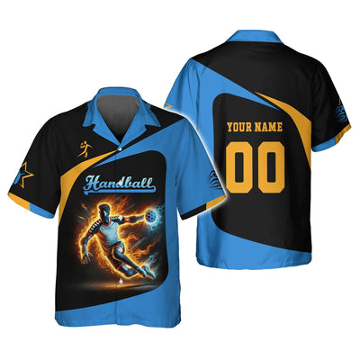 Custom Name & Number Handball Player T-Shirt 3D, Custom Handball Jersey, Lightweight Sportswear, Gift For Sports Fan