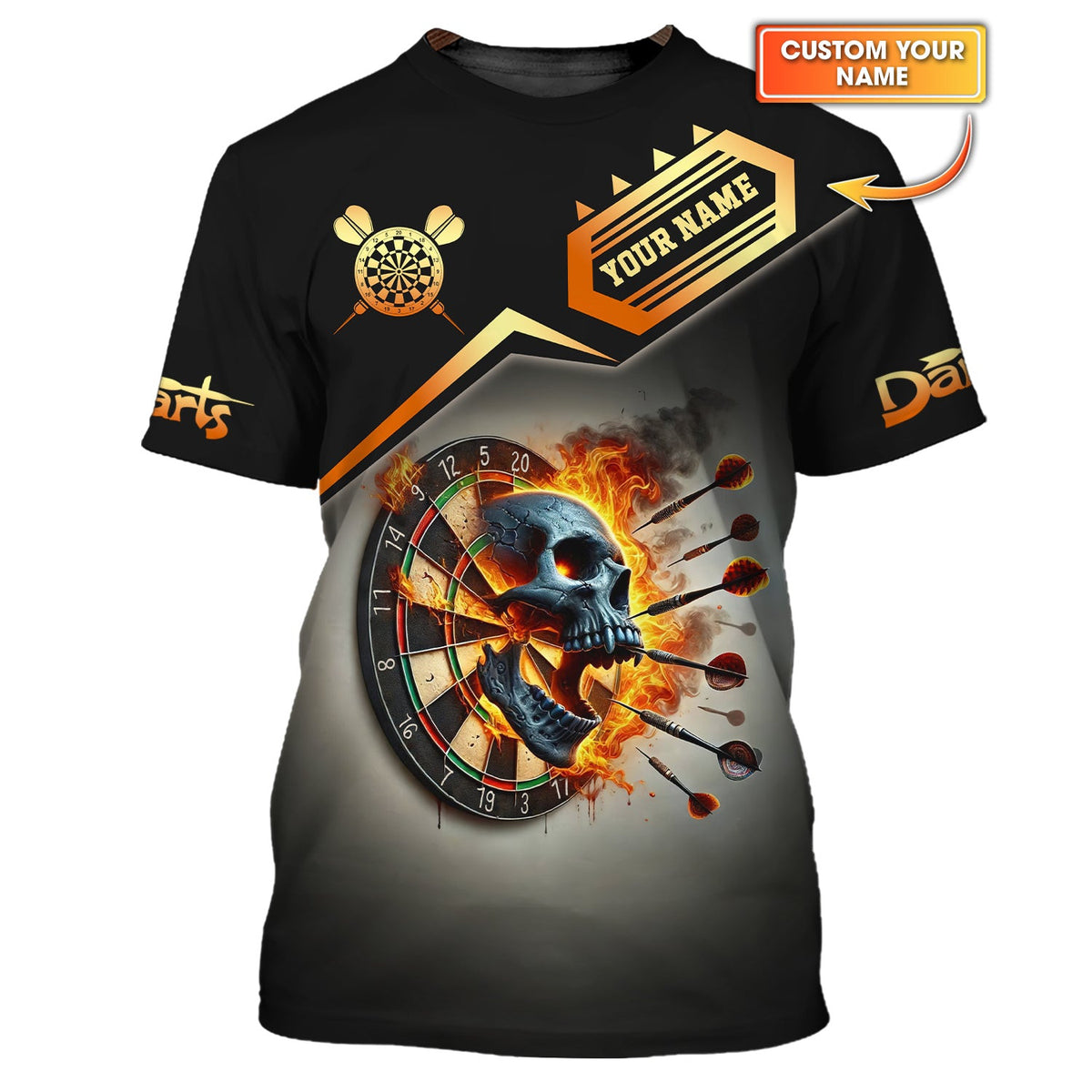 Custom Darts T-Shirts, Polo Shirt, Dart Team Shirts, Gift For Darts Lovers