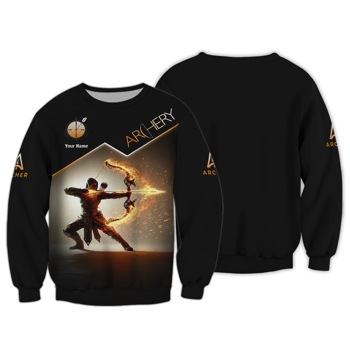 Custom Archery Shirt, Archery Polo Shirts, Unisex Shirt, Lightweight Sportswear, Gift for Archers