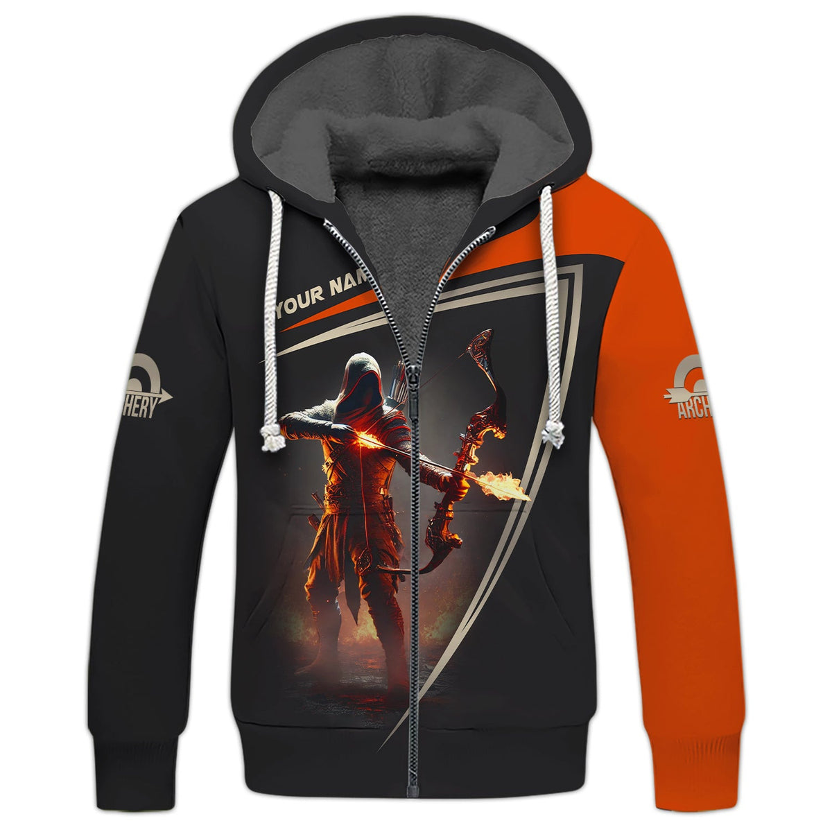 Archery Combatant Custom Name T-Shirt 3D, Archery Polo Shirts, Lightweight Sportswear, Gift for Archers