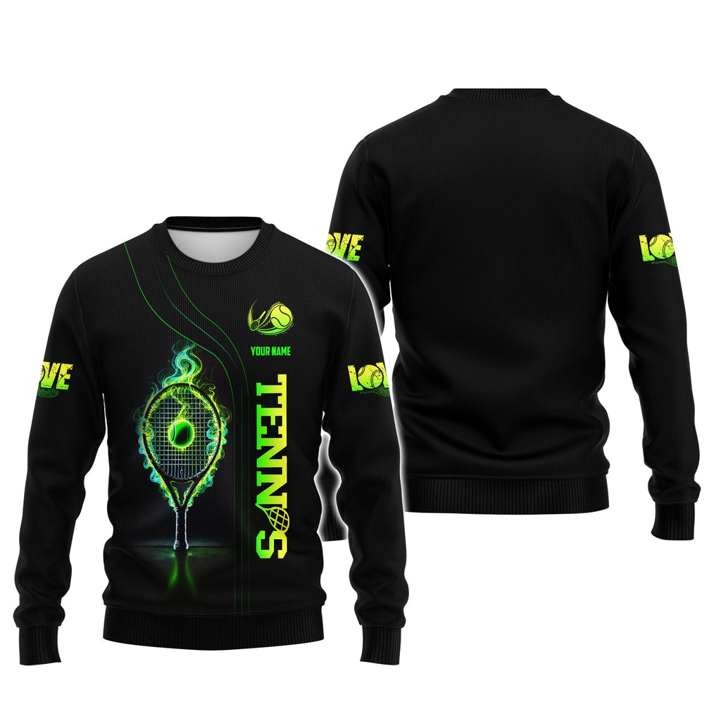 Custom Name Tennis Shirts, Sweatshirt Tennis, Tennis Jersey, Unisex Shirt, Gift for Tennis Players