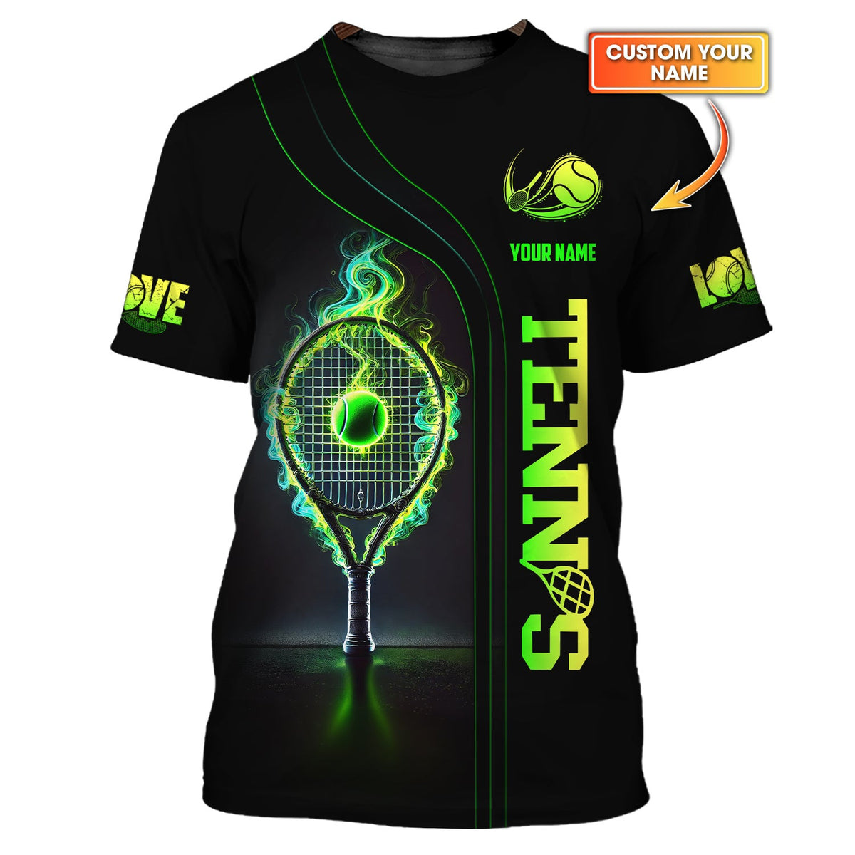Custom Name Tennis Shirts, Sweatshirt Tennis, Tennis Jersey, Unisex Shirt, Gift for Tennis Players