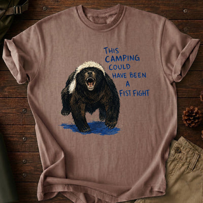 Camping Fist Fight T-Shirt