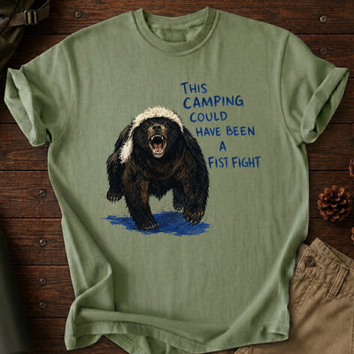 Camping Fist Fight T-Shirt