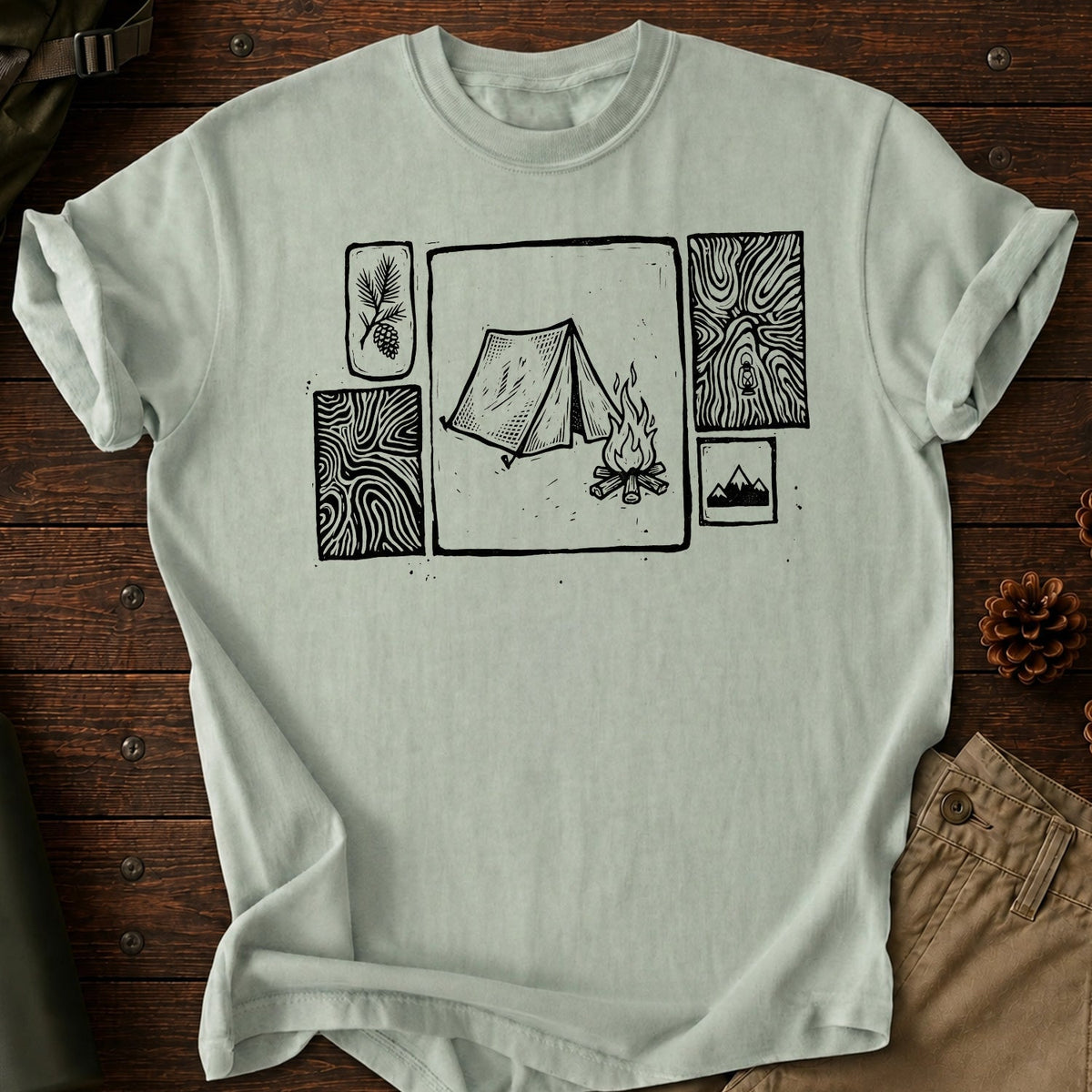 Tent Camping T-Shirt