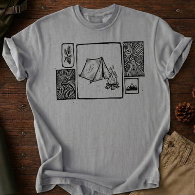 Tent Camping T-Shirt