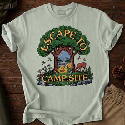 Escape To Campsite T-Shirt