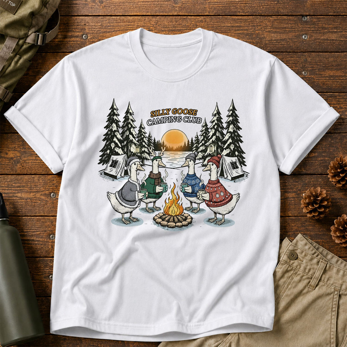 Silly Goose Camping Club T-Shirt