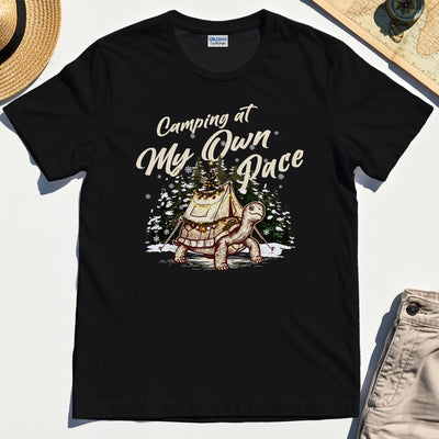 Camping at My Own Pace Turtle T-Shirt