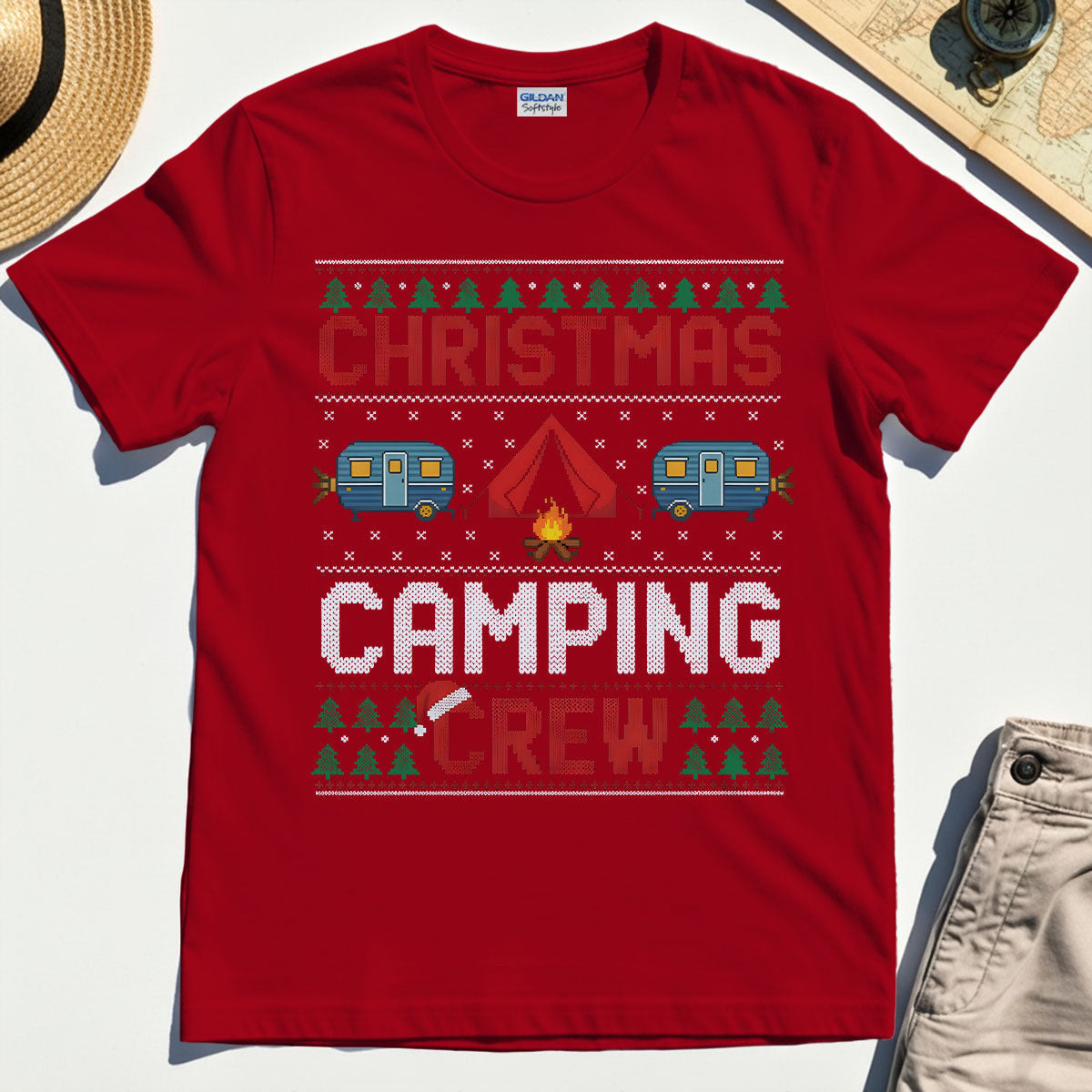 Camping Crew For Christmas T-Shirt