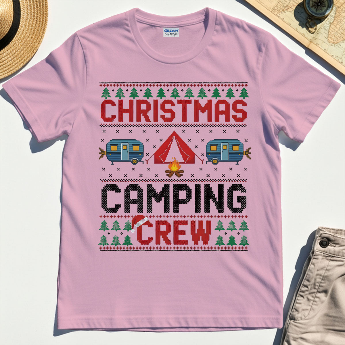 Camping Crew For Christmas T-Shirt