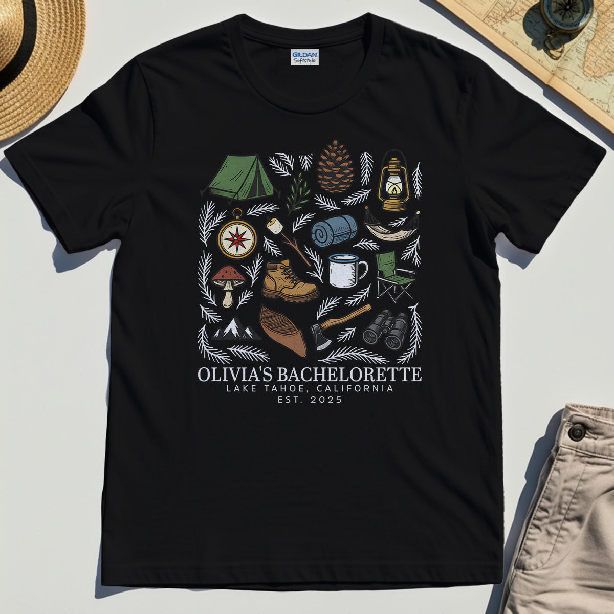 Bachelorette Camping Trip T-Shirt