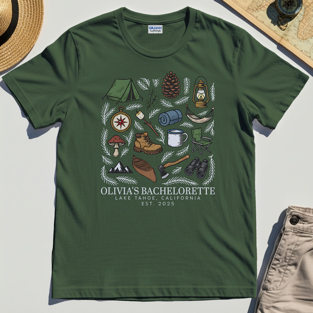 Bachelorette Camping Trip T-Shirt