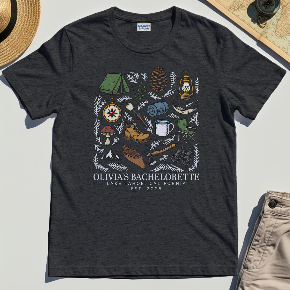 Bachelorette Camping Trip T-Shirt