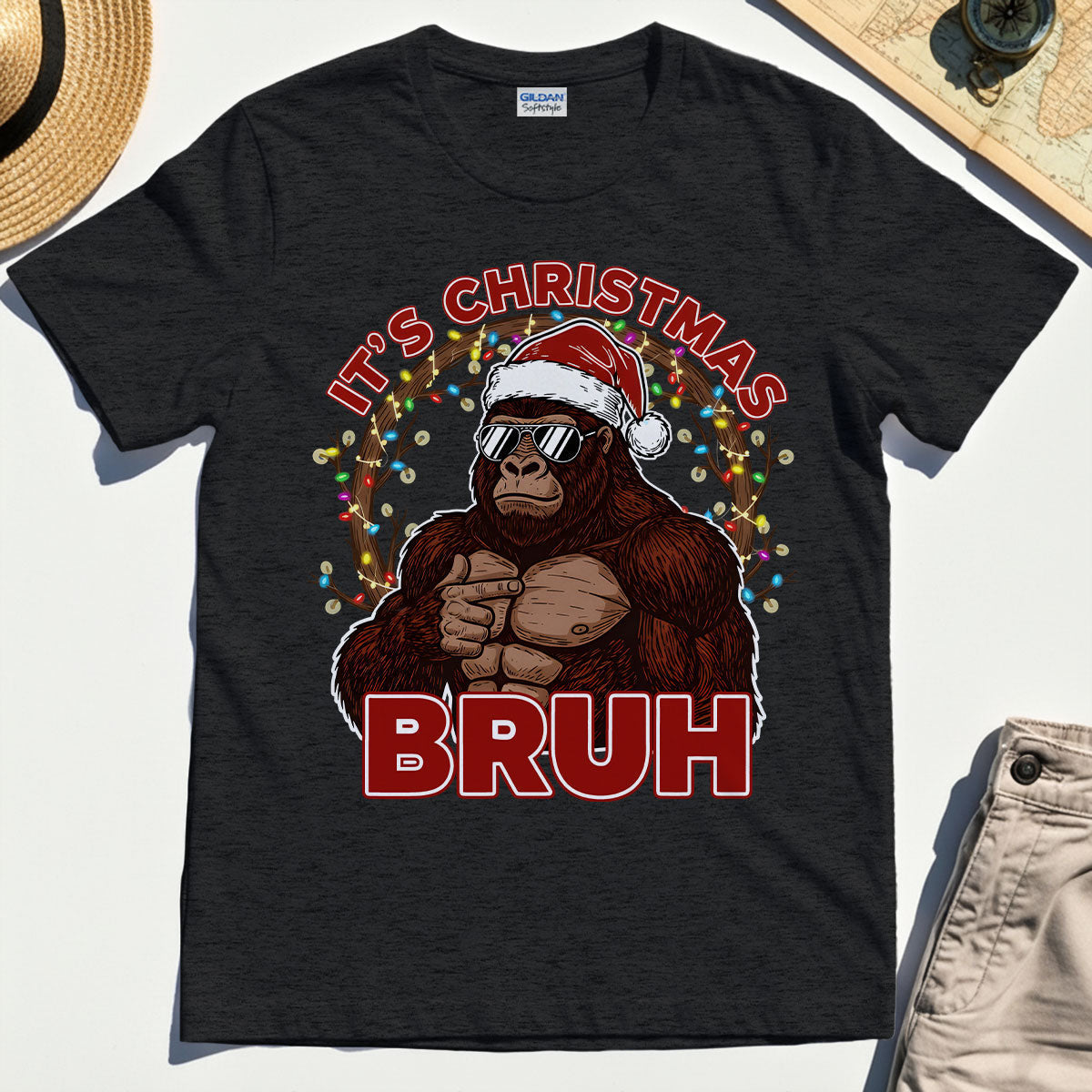 Funny It’s Christmas BRUH T-Shirt