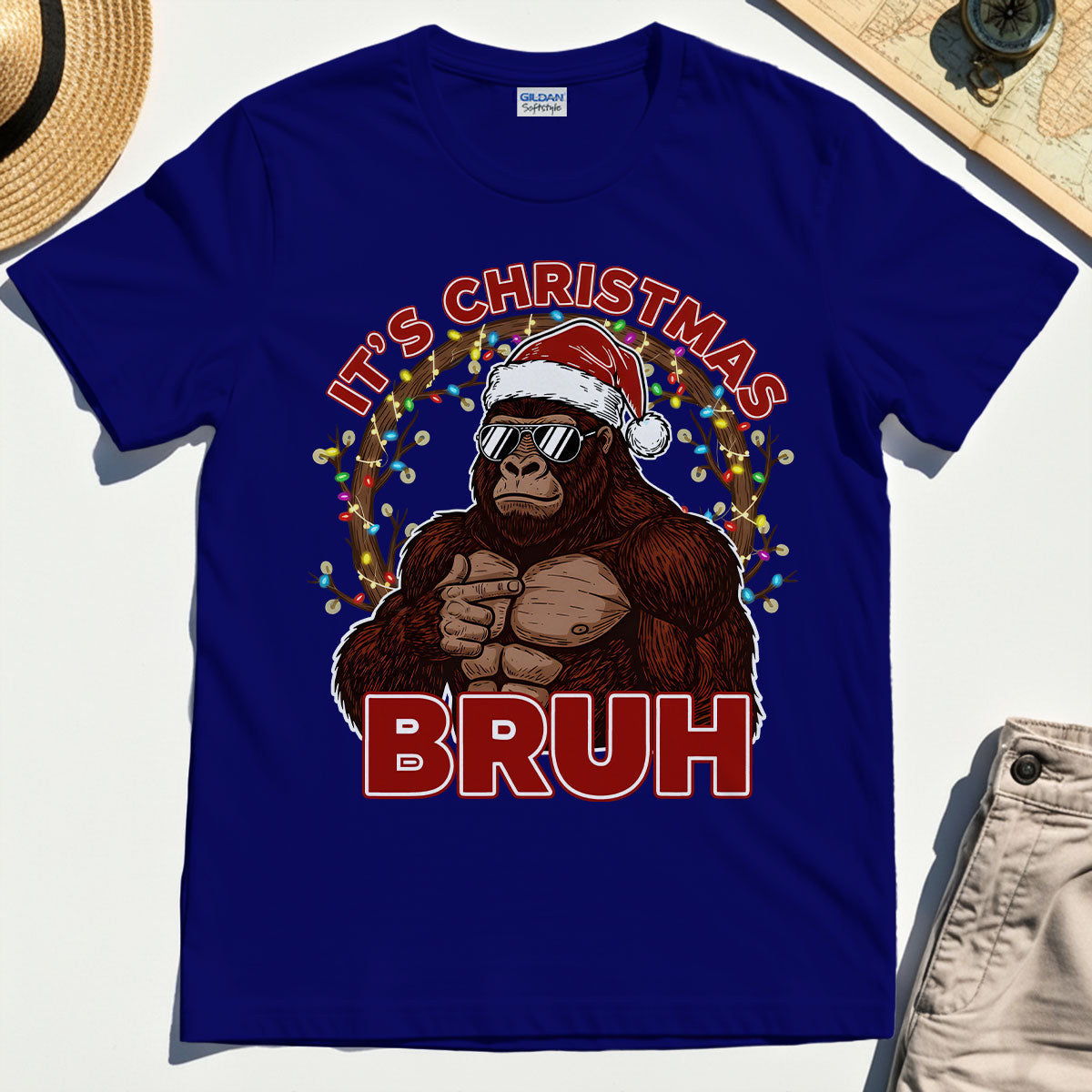 Funny It’s Christmas BRUH T-Shirt