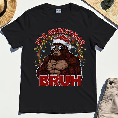 Funny It’s Christmas BRUH T-Shirt
