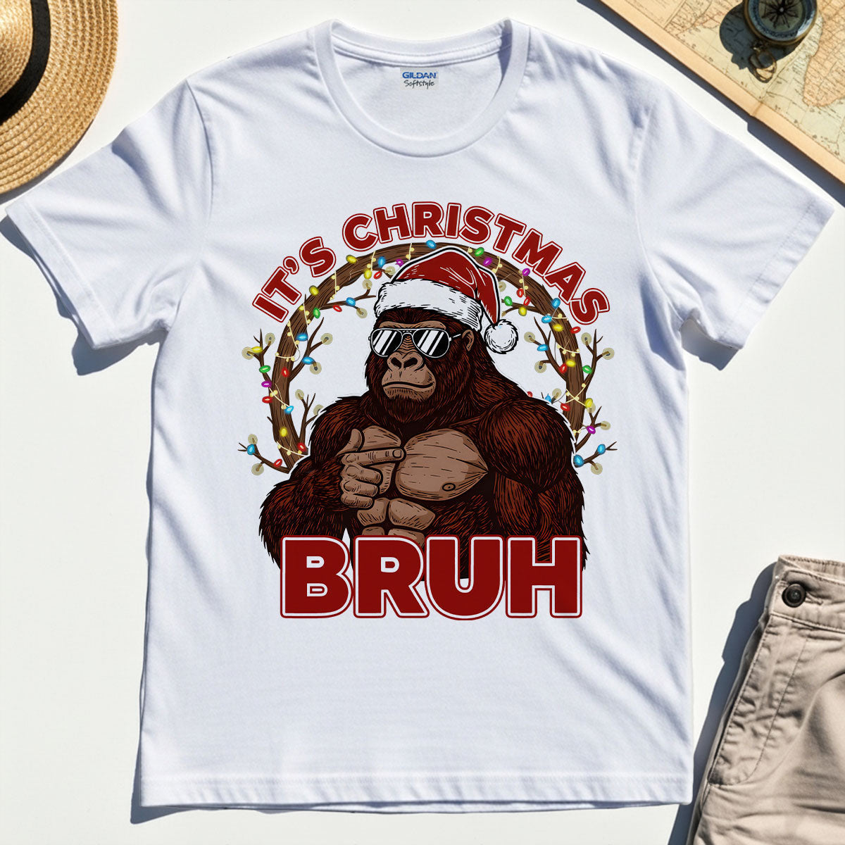 Funny It’s Christmas BRUH T-Shirt
