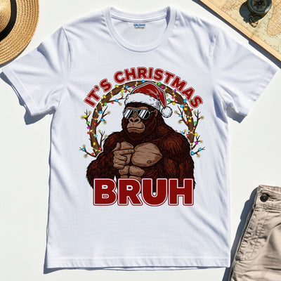 Funny It’s Christmas BRUH T-Shirt