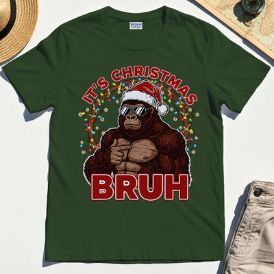 Funny It’s Christmas BRUH T-Shirt