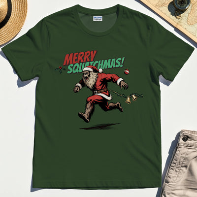 Bigfoot Santa Claus T-Shirt