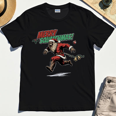 Bigfoot Santa Claus T-Shirt