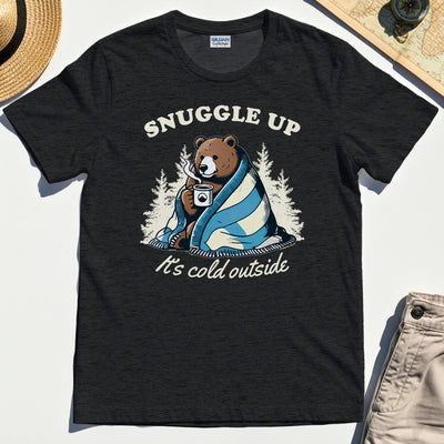 Snuggle Up Bear Camping T-Shirt
