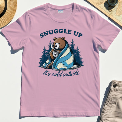 Snuggle Up Bear Camping T-Shirt