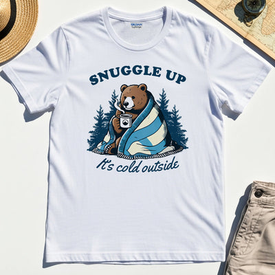 Snuggle Up Bear Camping T-Shirt