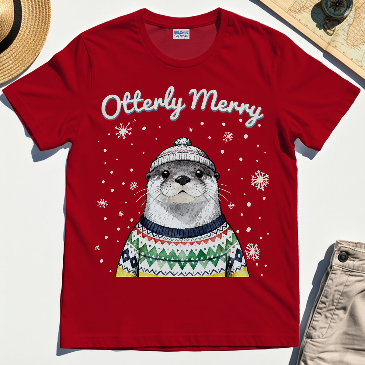 Otterly Merry Christmas T-Shirt