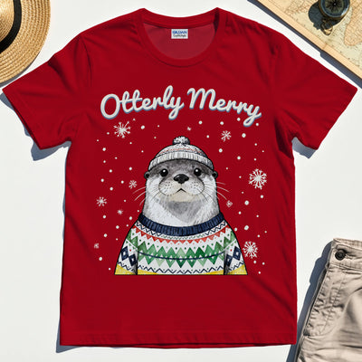 Otterly Merry Christmas T-Shirt