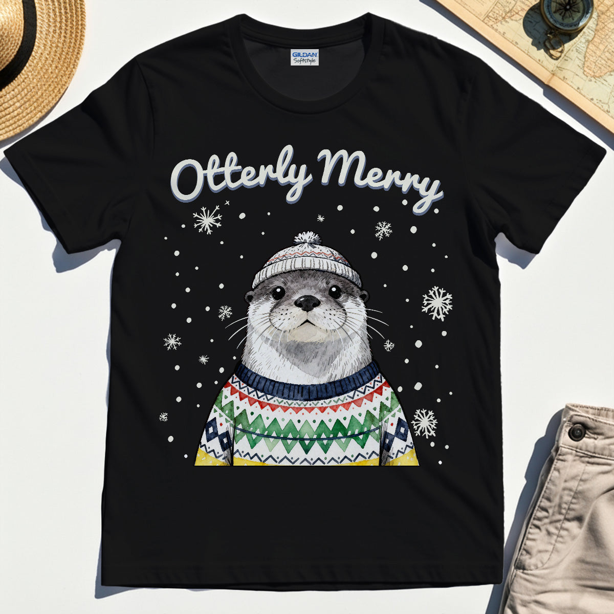 Otterly Merry Christmas T-Shirt