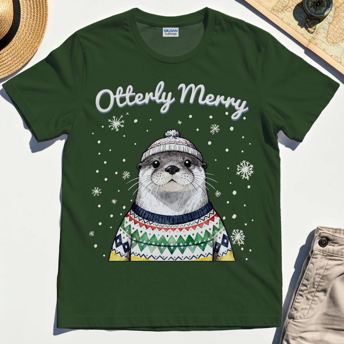 Otterly Merry Christmas T-Shirt