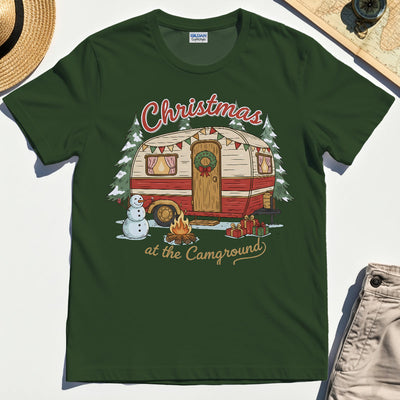 Vintage “Christmas at the Campground” Outdoor Tee