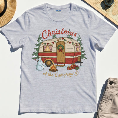 Vintage “Christmas at the Campground” Outdoor Tee