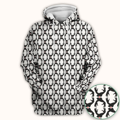 Creepy Hands Black White Red Patterns Scrub Top, Comfortable Scrubs for Nurses