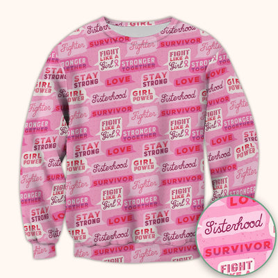 Pink Ribbon Quotes Scrub Top, Comfortable Scrubs for Nurses